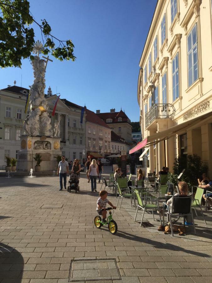 Terrasse Wohnungen Mit Parking In Zentrum Баден Экстерьер фото